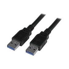 Startech USB3SAA6BK 6FT USB 3.0 CABLE TYPE A BLACK USB-A CABLE MALE TO MALE picture