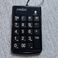 USB Wired Numeric Keypad - 19 Keys Big Print Font for Enhanced Productivity New picture
