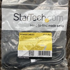 STARTECH.COM 6Ft Computer Power Cord Nema 5-15P To C13 Ac Power Monitor Cable, picture
