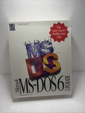 Vintage Microsoft MS DOS 6 Upgrade 3.5