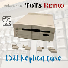 Commodore 1581 Replica Case 3d Printed For Commodore c64 or c128 CBM Computer picture