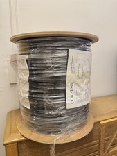 Corning OS2 1 Fiber Indoor/Outdoor Drop Fiber Optic Cable PVC 500m Spool New picture