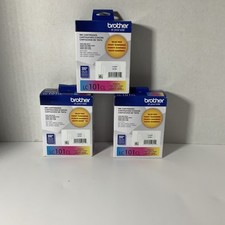 New Sealed Brother Genuine LC101CL Color Ink Cartridge  Lot of 3 Exp  04/2027 picture