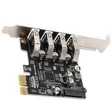 4 Port PCI-E To USB 3.0 HUB PCI Express Expansion Card Adapter 5Gbps PH64 VL805 picture