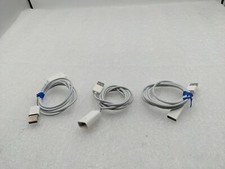 LOT OF 3 Genuine Apple 3-Ft / 1M USB Wire Keyboard Extension Cable Cord 591-0240 picture