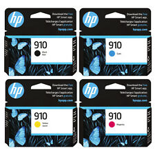 New Genuine HP 910 Black Color 4PK Ink Cartridges OfficeJet 8035, 8028 picture