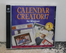 Calendar Creator, version 7 for windows (2 CD set) vintage CD-ROM picture