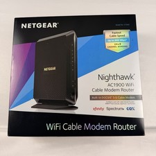NETGEAR Nighthawk C7000v2 AC1900 WiFi Cable Modem Router DOCSIS 3.0 With Box picture