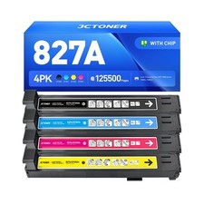 827A Toner Cartridges Set 4-Pack High Yield Replacement for HP 827A CF300A CF... picture