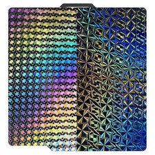 Smooth Holographic Build Plate for Bambu Lab P2S/X2D/X1/X1C/X1E/P1P/P1S/A1,257x2 picture
