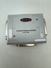 Belkin F1U115E Compact Parallel AutoSwitch DB25 2-Way Printer Switch Box Vintage picture