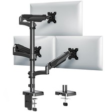 MOUNTUP Triple Monitor Mount Fits Max 32 Inch Screen, Holds 4.4-17.6lbs picture