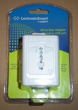 NEW $40 LECTRONIC SMART Conair Travel ADAPTER USB Port iPhone iPod iPad CHARGER picture