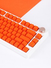 Orange Side Printed Doubleshot PBT Keycap RGB Shine Through Keycap Set picture