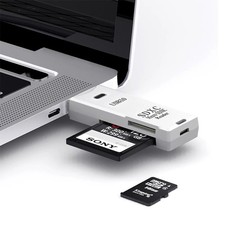 2-in-1 USB 3.0 Card Reader for SD Micro SD TF Memory Cards High Speed Adapter picture