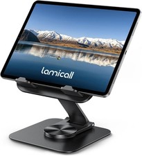 Lamicall Adjustable iPad Stand for Desk - [Ultra-Slim Foldable][360°Rotation] T picture