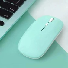 Silent Bluetooth Wireless Mouse Slim Optical Battery Powered for iPad Laptop PC picture