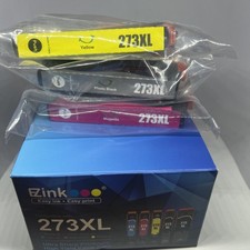 EZ ink 273XL 3 Pack Magenta, Yellow,Photo Black New In Package picture