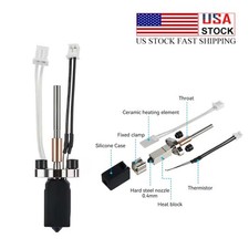 Upgrade 0.4mm Hard Steel Nozzle Hotend Kit For Creality K1C/K1 Max/Ender3 V3 USA picture