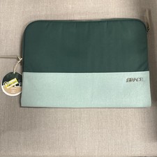 STM Goods Grace 15” Laptop Sleeve Hunter Green NEW Slim Stylish Protective Case picture