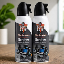 Dust-Off Electronics Compressed Air Duster 10 oz Cans – 2 Pack |  picture