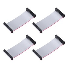 MECCANIXITY 4 Pcs IDC Flat Ribbon Cable, 2.54mm Pitch 43mm Width x 10cm picture