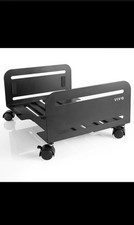 VIVO Black Computer Large Desktop ATX Case, CPU Rolling Stand, Adjustable NEW picture