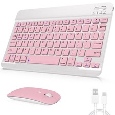 Teclado y Mouse Combo Inalámbrico Bluetooth Universal para Tableta iPad/Android picture