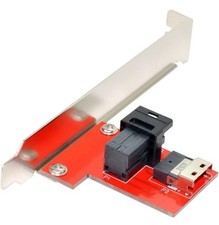 PCI-Express 4.0 Slimline SAS SFF-8654 to HD SFF-8643 PCBA Female Adapter picture