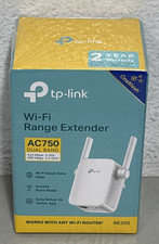 NEW TP-LINK RE205 Wi-Fi Range Extender AC750 Dual Band 0153800553 - Sealed Box picture