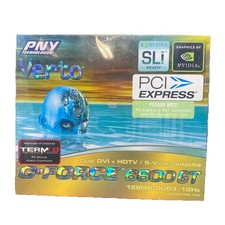 PNY Technologies Verto PCI Express GeForce 6600 GT 128mb DDR3 1 GHz NOS Sealed picture