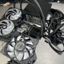 Cyberpower PC Liquid AIO Cooler 240mm ,APEVIA 850w Power Supply + 4 Cooling Fans picture