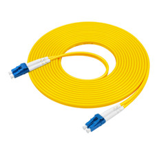 1-50m LC UPC to LC UPC Duplex Single Mode 9/125 Fiber Optic Optical Patch Cable picture