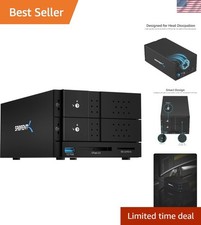 High-Speed USB-C Dual SATA RAID Dock with CFast and SD Reader - Robust Design picture