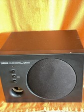 Yamaha YST-MSW10 Powered Multimedia Subwoofer Deep Base 25 Watts Black picture