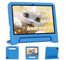 COLORROOM 2026 Upgraded Android 15 Tablet, 10.1 inches Google Blue picture