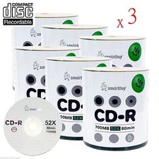 1800-Pack SmartBuy Blank CD-R CDR 52X 700MB/80Min Logo Surface Recordable Disc picture