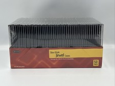Belkin Slim-Style Jewel Cases 50 Pack for CDs/CD-R, CD-RW, DVDs, Sealed picture