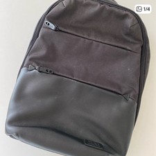 TUMI Tahoe Elwood Slim Padded Backpack with Laptop Sleeve Black Leather picture