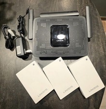 Linksys MR9000 Max-Stream Tri-Band AC3000 Wi-Fi 5 Router & 3 Extenders Bundle picture