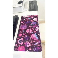 Cute Spooky Ghost & Cat Oversized Mouse Pad 23.6