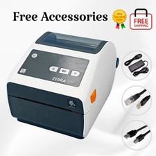 Zebra ZD420 Direct Thermal Healthcare Barcode Label Printer USB LAN Bluetooth picture