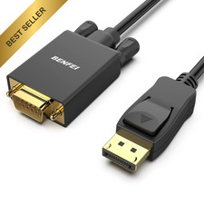 BENFEI DisplayPort to VGA Cable 1.8M Gold Plated DP to VGA Adapter Male Cable picture