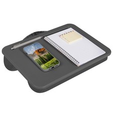 LAPGEAR Compact Lap Desk – Charcoal, Fits 14