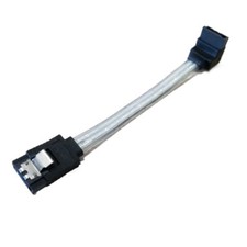 PC Mini ITX SATA 90 Degree Right Angled Host Case Mainboard HDD Data Cable 10CM picture