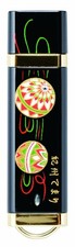 Japanese Maki-e USB Flush drive traditional design 