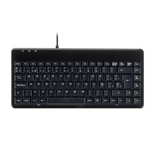 PERIBOARD-409P ES Mini Teclado con Cable PS2-314x146x20mm - Negro - QWERTY es... picture