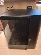 JONSBO TK-1 Black Micro ATX Mini Tower Computer CASE, Hyperboloid Glass Design picture