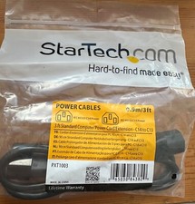 StarTech.com Model PXT1003 3 ft. Standard Computer Extension Power Cord -C14 picture