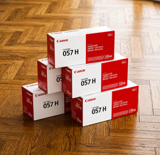 Canon 057H High Yield Black Toner Cartridge 5-Pack Genuine OEM 3010C001 New picture